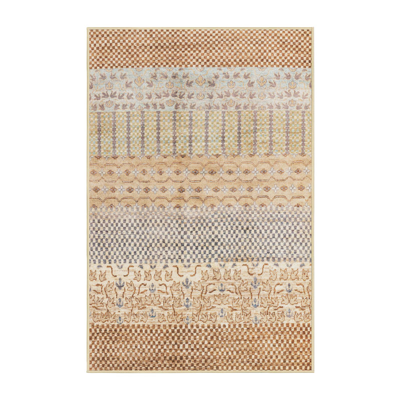 Abstract Indoor Rug, Rectangle 4' x 6'