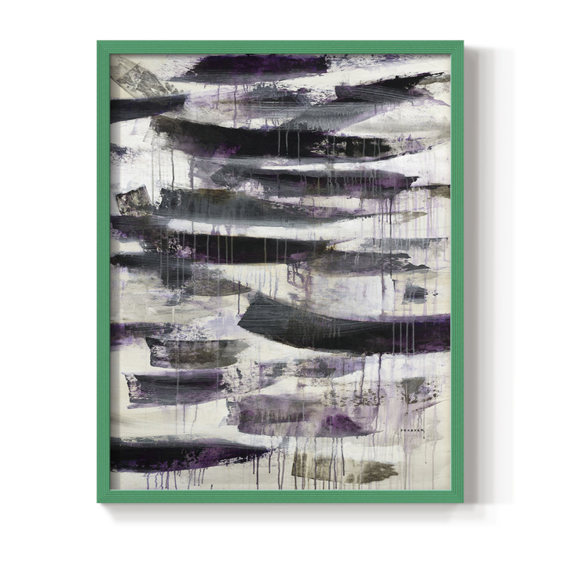 Helix # 2, reproduction encadrée - bois massif, Vert, H 10 po x l 8 po