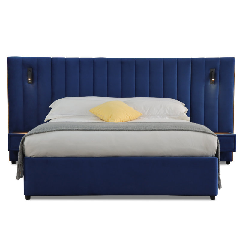 Azaleya Upholstered Ottoman Storage Bed, Kingsize (5')