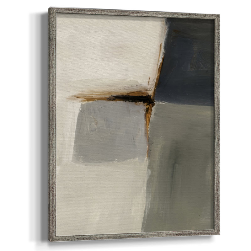 Reproduction encadrée Seglomed Neutralité II - bois massif, H 15 po x l 12 po