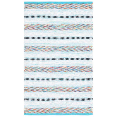 Gavankar Flat Weave Cotton Striped Rug