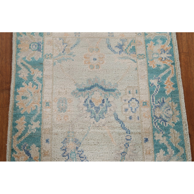 Tapis oriental géométrique discret Oushak 2x3