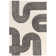 Brinlie Wool Hand Woven Cream/Black Area Rug