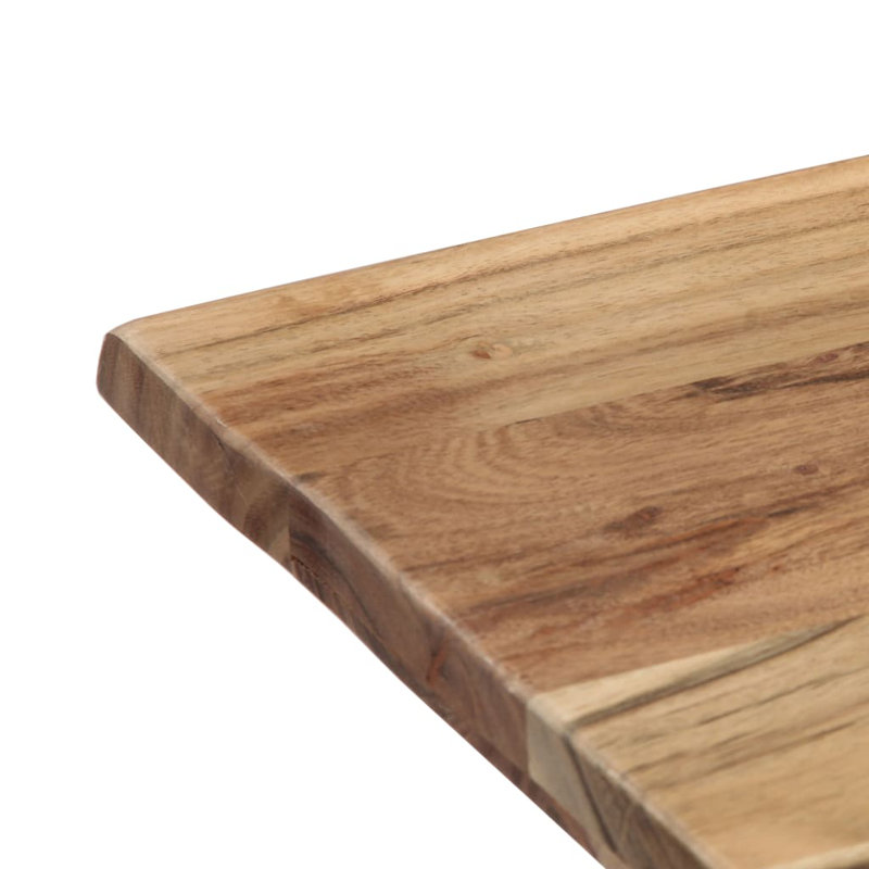 Folcroft Dining Table Kitchen Table Dining Room Dinner Table Solid Acacia Wood, 29.92" H x 55.12" L x 31.5" W