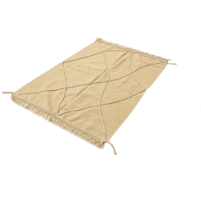 Tapis de couloir ivoire