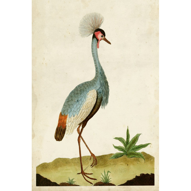 Heron Portrait I - Painting, 122cm H x 81cm W, Wrapped Canvas