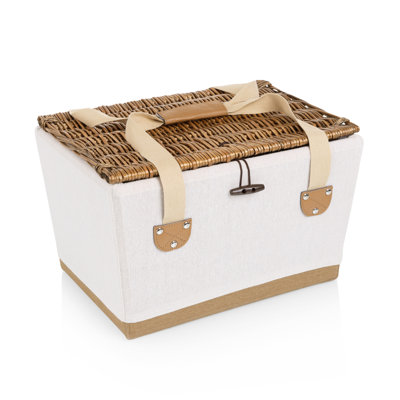 Lemongrove Romantic Picnic Basket with Outdoor Dining Set for 2