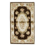 Handmade Silk and Wool Area Rug