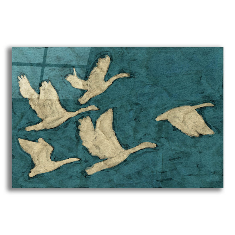  «Rustic Flight 2» par Regina Moore, art mural en verre acrylique, 16 po x 12 po