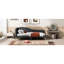 Lit de jour simple gris avec tête de lit et accoudoirs Modern-1236224798-1236224796