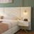 Velvet Upholstered Platform Bed With Wingback Headboard, Built-in Bedside Tables, Led Lights, And Strong Wooden Slats, No Box Spring Needed-1959848236-1954864900