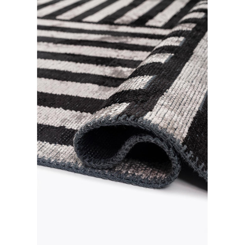 Rapture Houndstooth Area Rug, Rectangle 7'10" x 11'2"