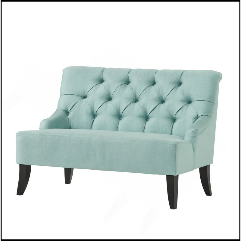 Canapé Nicole Kd, Bleu clair