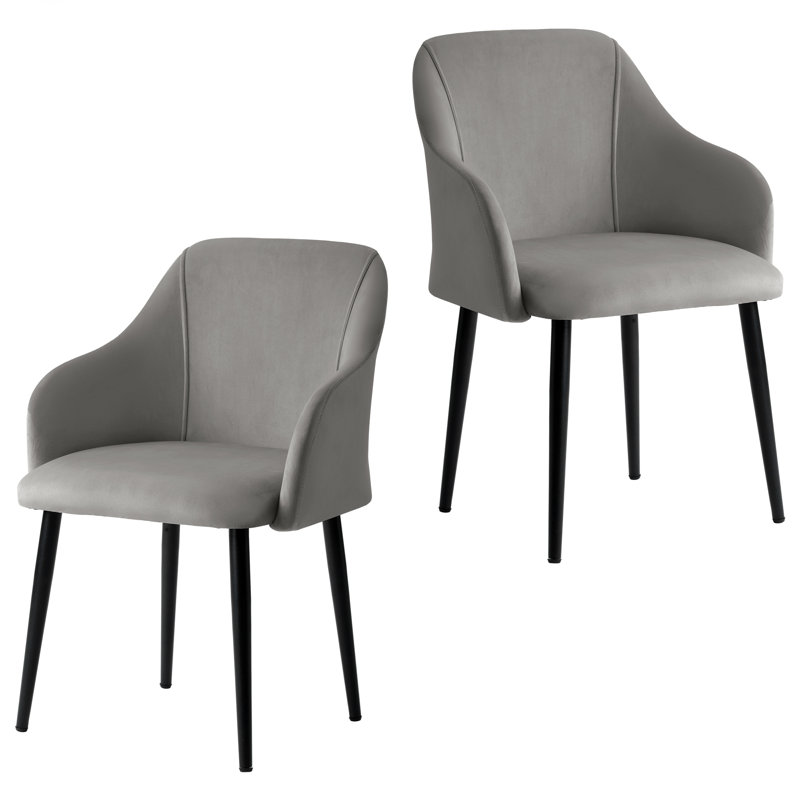 Malek 39cm H Upholstered Armchair, Grey