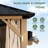 12 Ft. W x 10 Ft. D Aluminum Patio Gazebo with Curtain and Netting