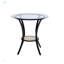 Ensemble 3 pièces de table et chaises Rigina