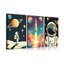 3 Piece Wrapped Canvas Print-969455590