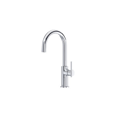 Robinet de cuisine latéral pour bar / préparation d'aliments avec bec en C