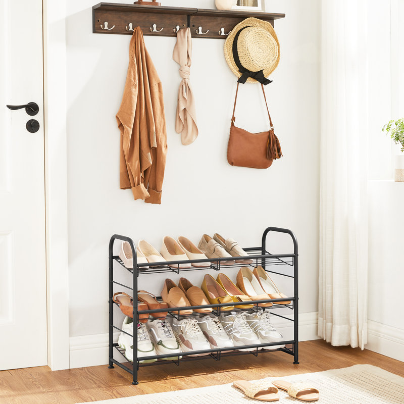 9 Pair Stackable Shoe Rack