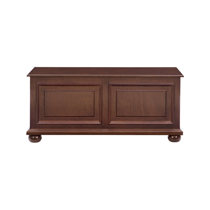 Coffre de rangement Glendale, Brun cerise riche