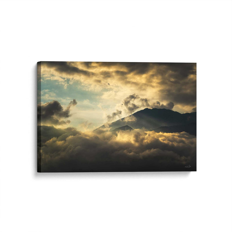 «High in the Clouds» par Martin Podt, reproduction d'art, 30 W x 20 H, Does Not Apply, Unframed Canvas