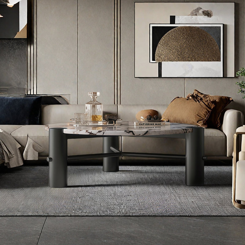 Burkey, Gris foncé, H 13,8 po x L 35,4 po x l 35,4 po