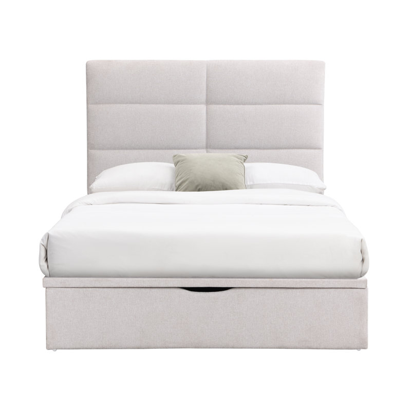 Bisrat Bed, Beige, Double (4'6)