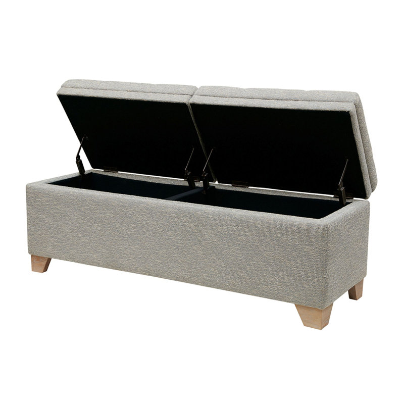 Banc de rangement gris Ashcroft, Gris