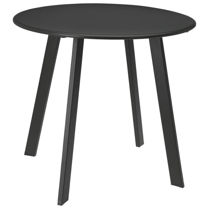 Hinaea Round Metal Outdoor Side Table , 50cm cm W 50cm cm D
