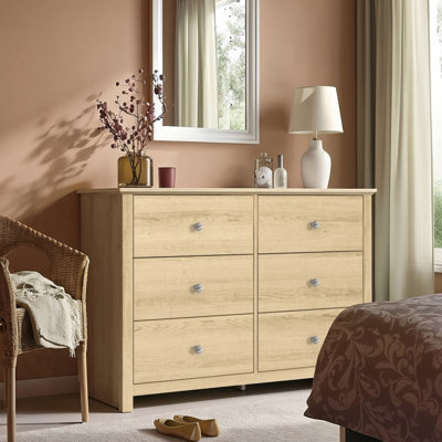 Tevrat 6 Drawers Double Dresser