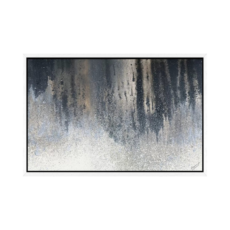 Summer Woods by M. Mercado - Painting on Canvas, 101.6 cm H x 66.04 cm W, White Framed