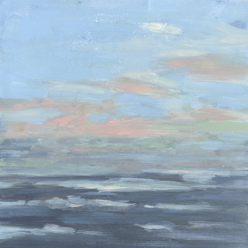 Tansu Ocean Romance I by June Erica Vess - Wrapped Canvas Print, 30 cm H x 30 cm W