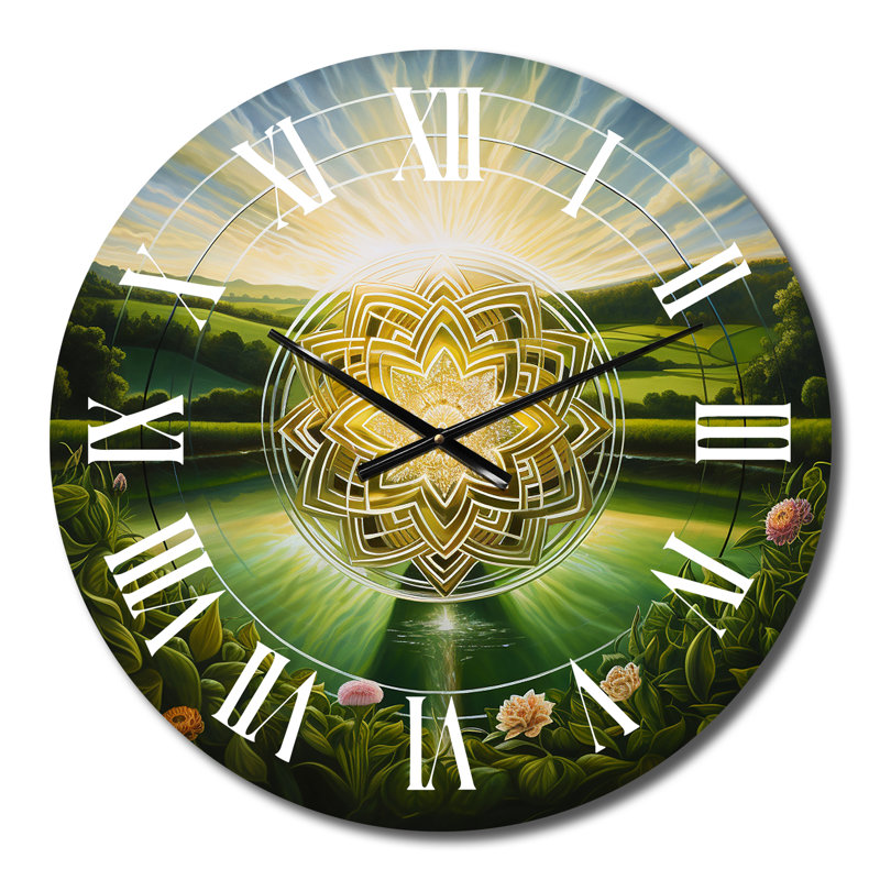 Horloge murale bouddhisme lumineux, Petit