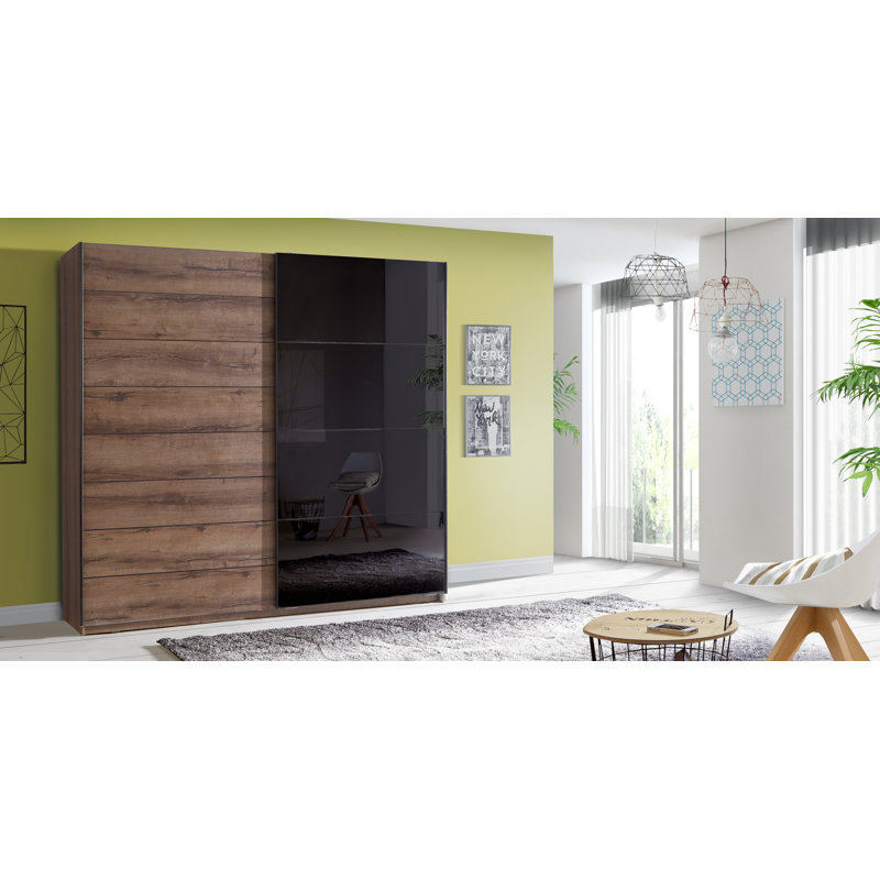 Absher 2 Door Manufactured Wood Wardrobe