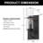 11'' Aluminium Wall Mounted Armed Sconce Light