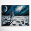 «Space Apollo mission», photographie sur toile grise-1389306413