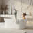 71'' x 31.5'' Soaking Solid Surface Bathtub