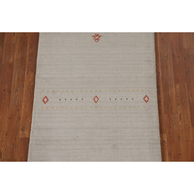Handmade Gabbeh Runner Rug 3x8