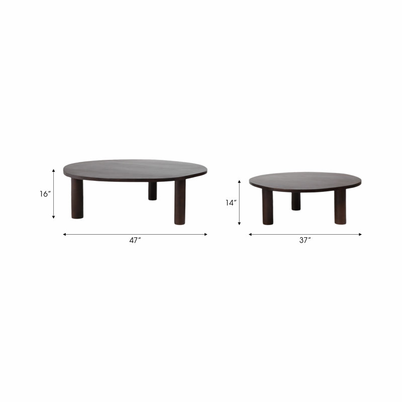 Grayson Solid Wood Nesting Coffee Table