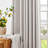 Grommet Room Darkening Linen Textured Curtain-607111004-607110978