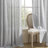 Draycott Linen Blend Semi-Sheer Curtain Pair-253131601-253131600