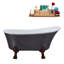 1399.5mm x 680.7mm Freestanding Soaking Acrylic Bathtub-1953010668-1953010647