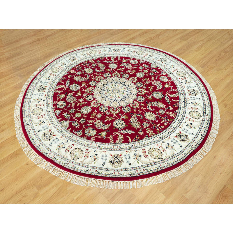 Tapis rond unique 8 pi x 8 pi Cemshid