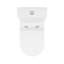Toilette allongée deux pièces à double chasse arrière Calice 0,8 / 1,28 gpf-64588776