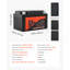 Batterie pour motocyclette 12V 4Ah YTX12-BS