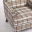 Chaise d'appoint rembourrée, fauteuil vintage pour le salon