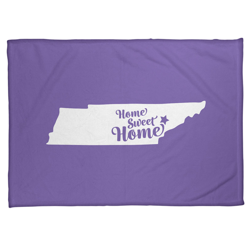 Jeté en polaires pour knoxville home, l 62,5 po x L 82,5 po, Mauve