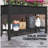 Elevated Wood Planter Box,Raised Garden Bed,with Storage Shelf,Drainage Holes,and Liner-172898594