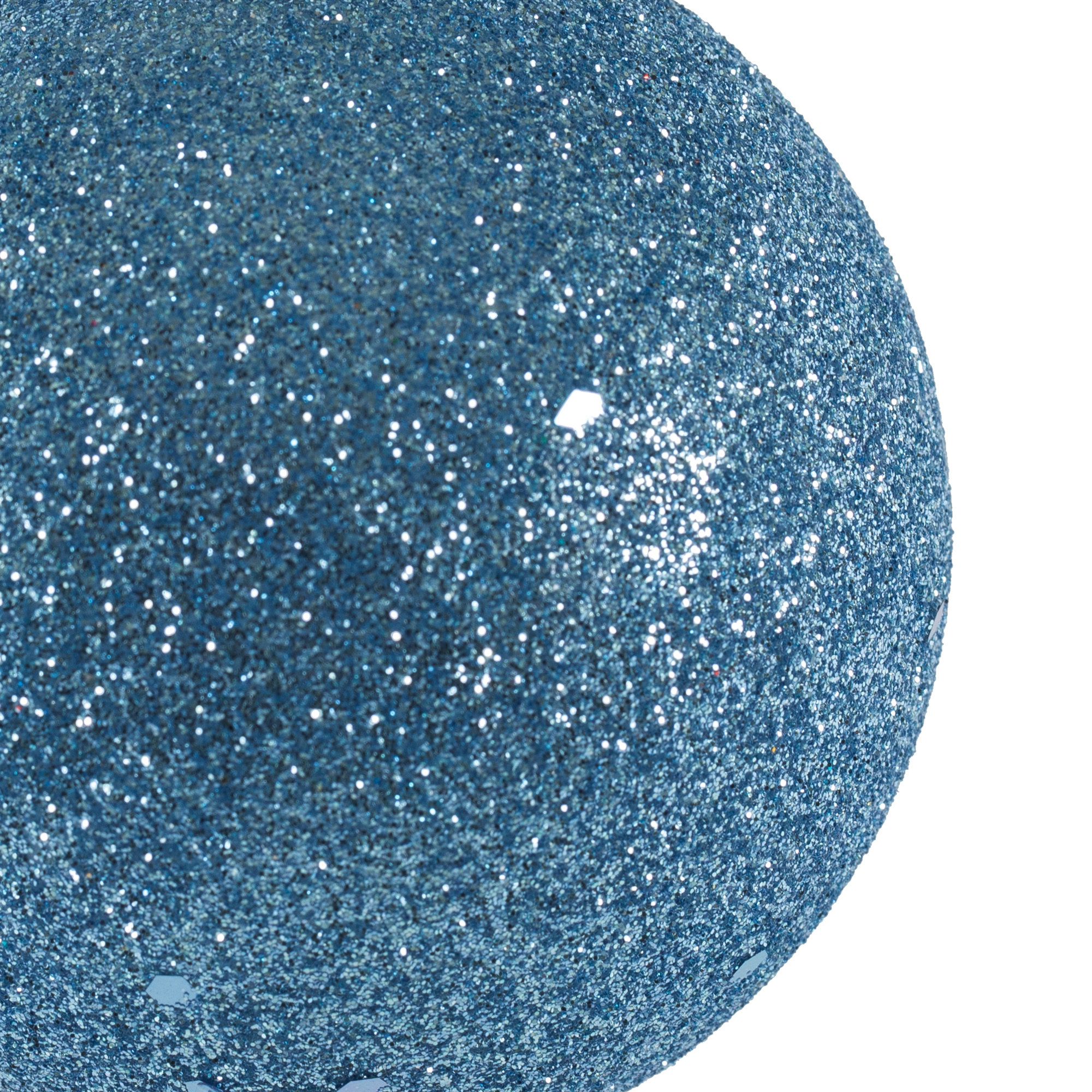 Holiday Décor Ball Ornament, Periwinkle, 24, 2.4" H x 2.4" W x 2.4" D