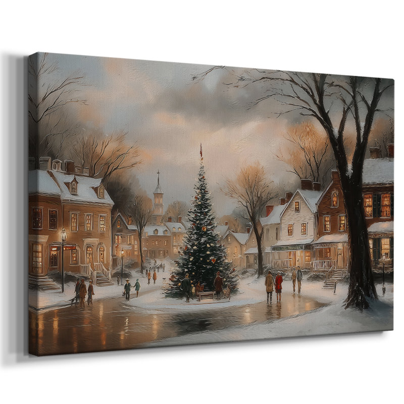 Hearth of Amber Whisper - Toile tendue avec châssis de qualité supérieure, H 8 po x l 12 po